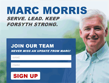 Tablet Screenshot of marcmorris.com